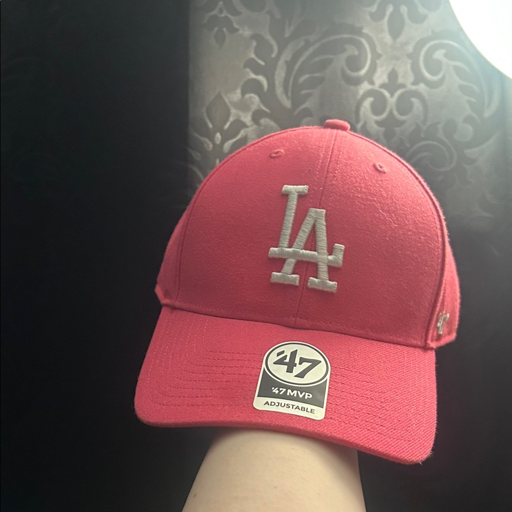 47 Kids Bright Pink LA Cap